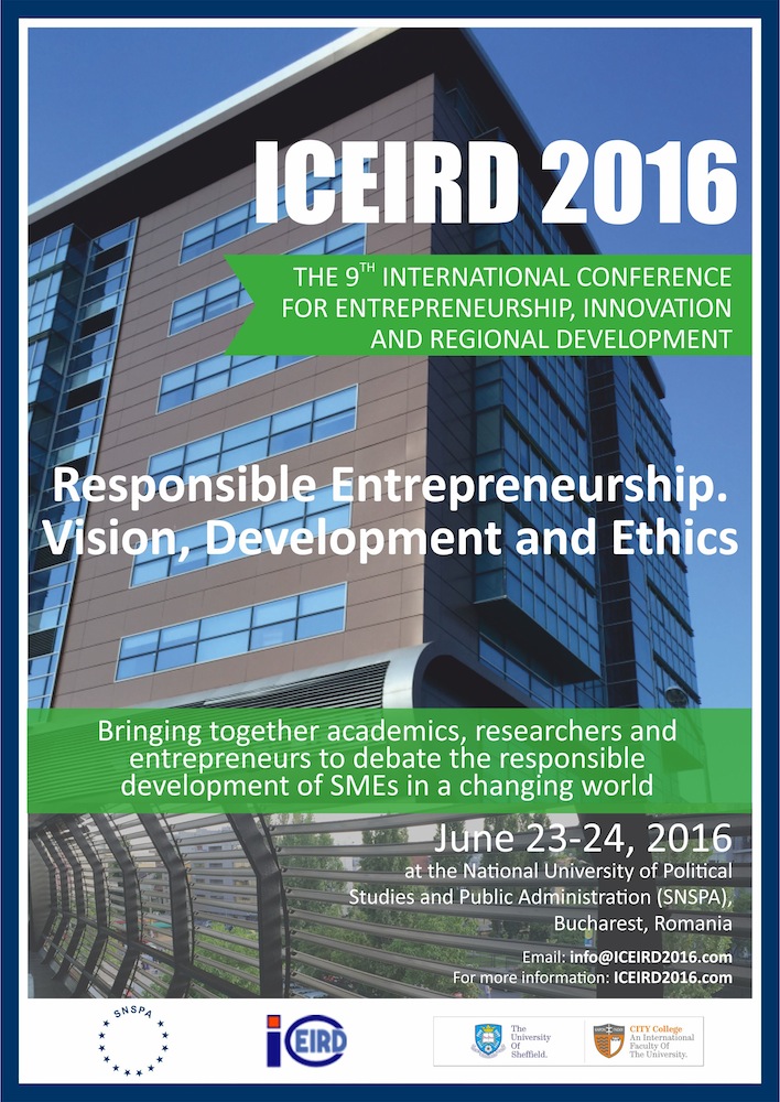 Click to view larger version 9th International Conference for Entrepreneurship, Innovation and Regional Development (ICEIRD 2016)