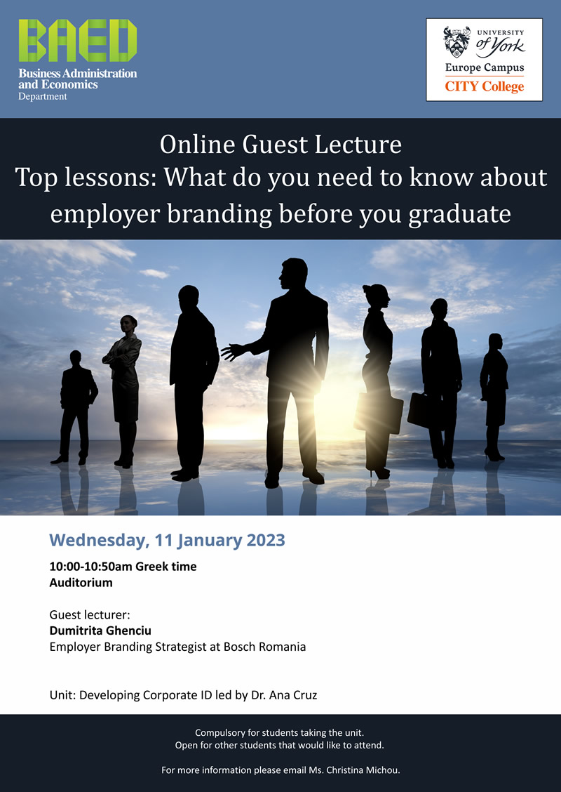 Top lessons: What do you need to know about employer branding before you graduate