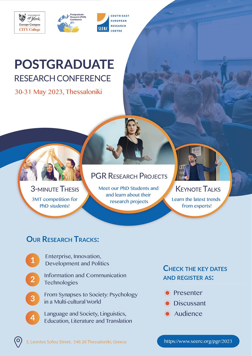 16th Annual Postgraduate Research Conference 2023 - PGR2023