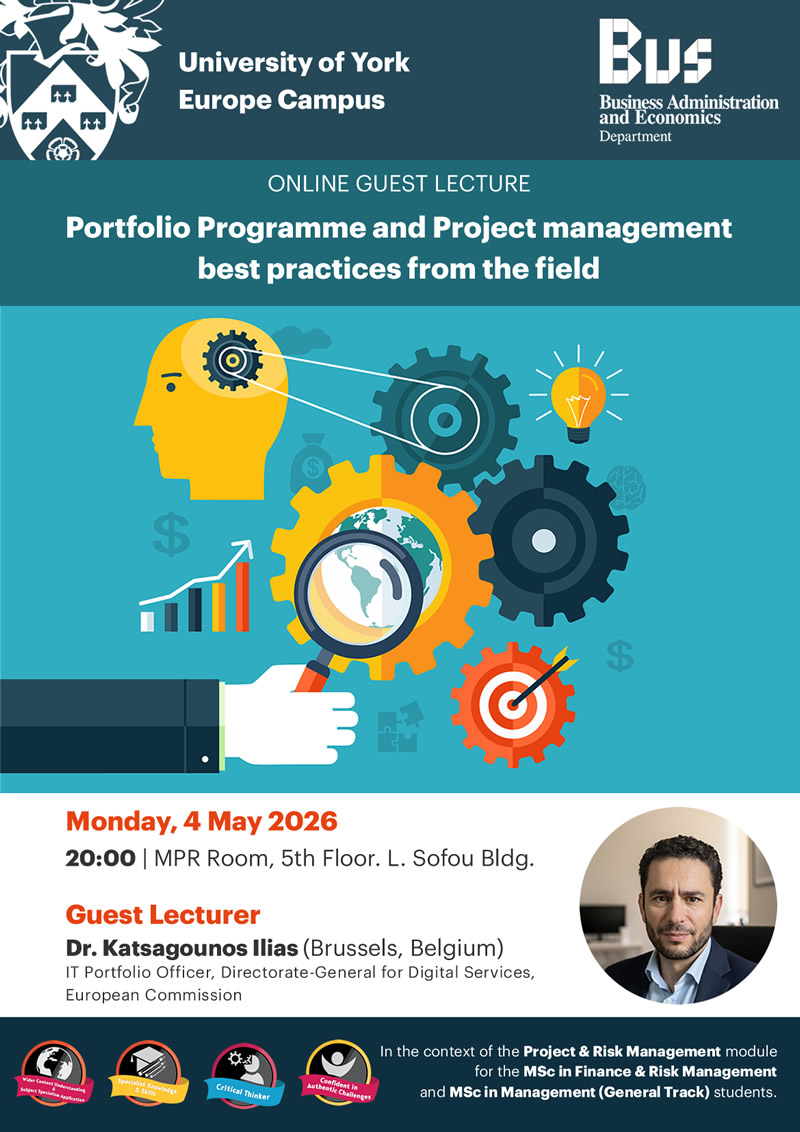 Portfolio Programme and Project management
best practices from the field