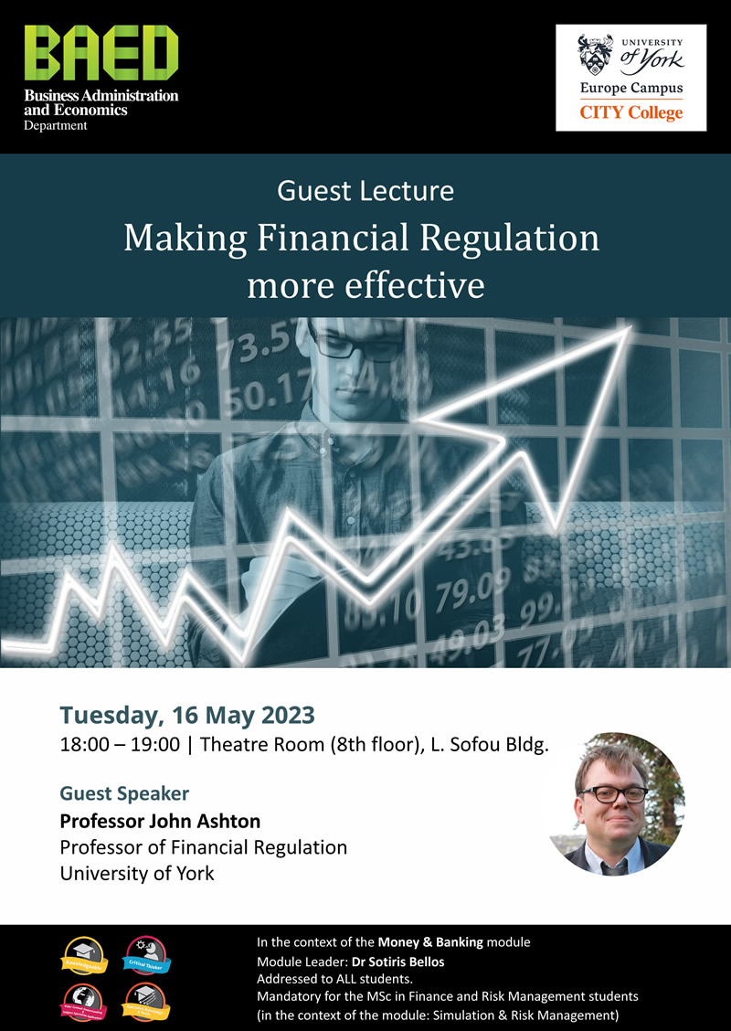 Making Financial Regulation more effective