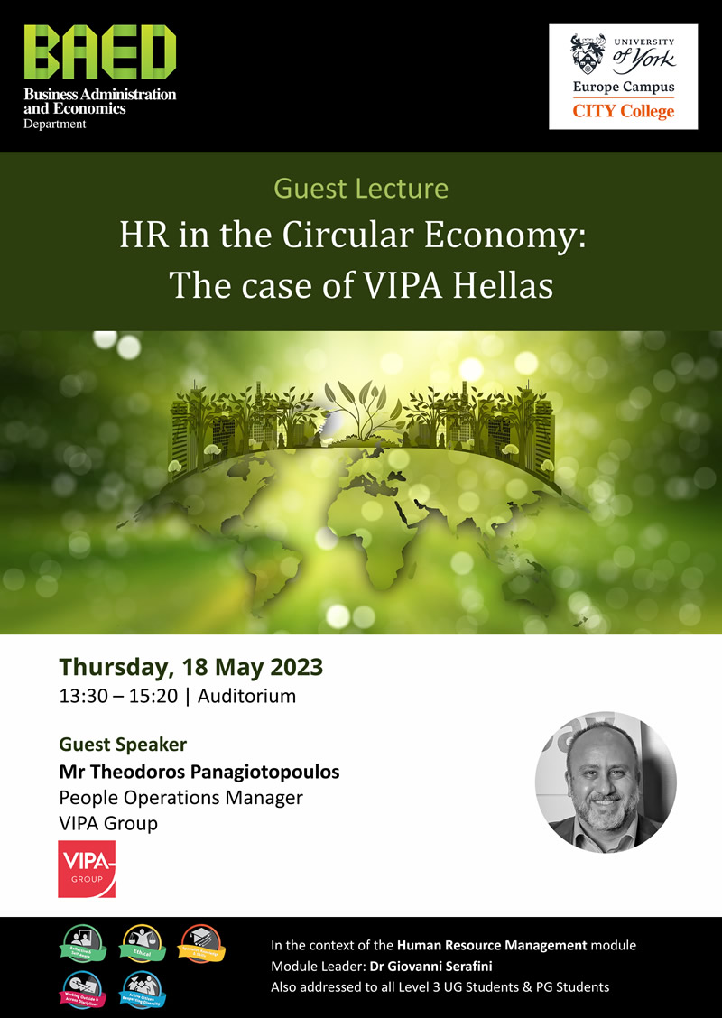 HR in the Circular Economy - The case of VIPA Hellas
