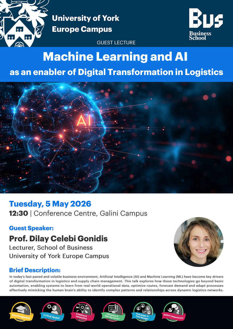 Machine Learning and AI as an enabler of Digital Transformation in Logistics