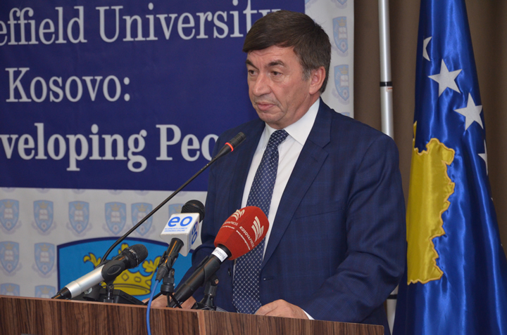 Mr. Arsim Bajrami, Minister of Education, Technology and Science of the Republic of Kosovo was also among keynote speakers and addressed his own welcome to CITY College alumni