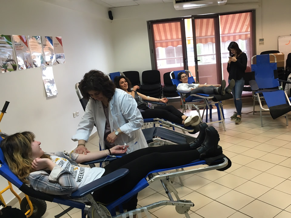 Student and staff heroes and heroines full-heartedly volunteered and joined the Blood Donation for the International Faculty’s blood bank
