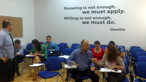 Training workshop for EAGLE Mobile by Dr. Nikolaidis in Tirana