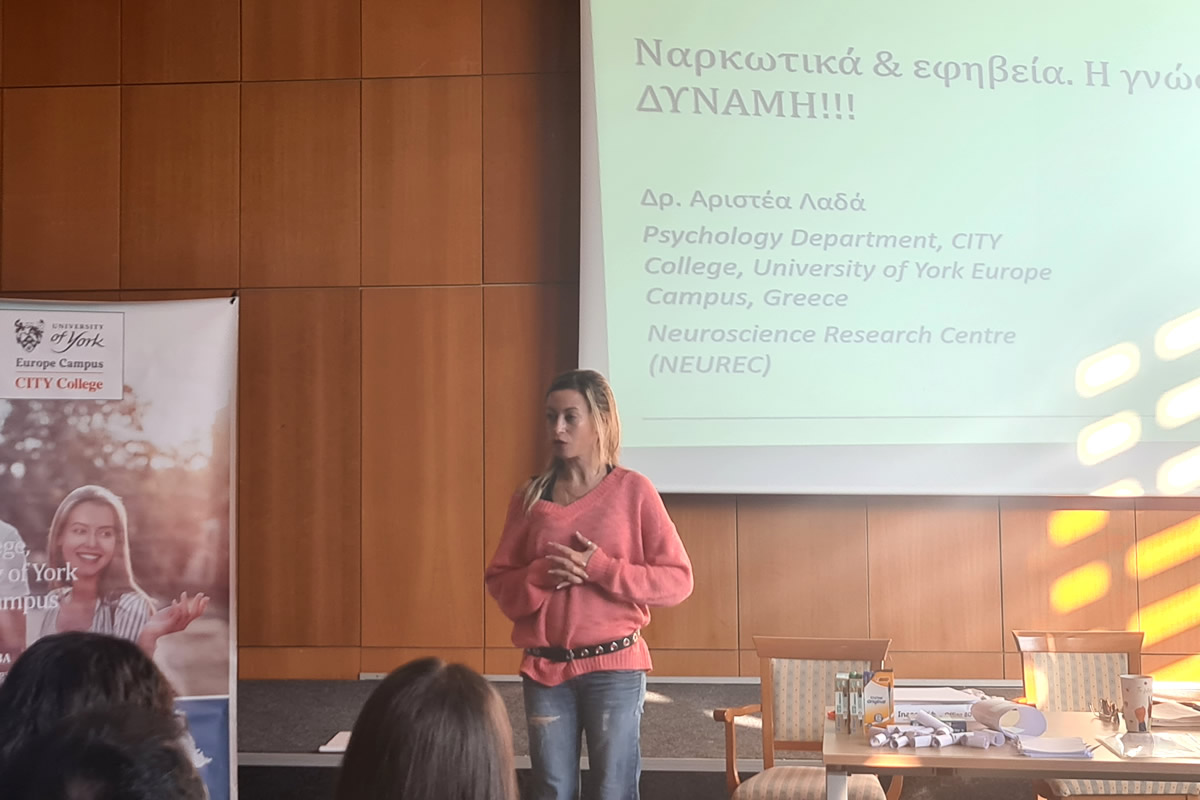 CITY College Psychology Department Drug Prevention Workshop