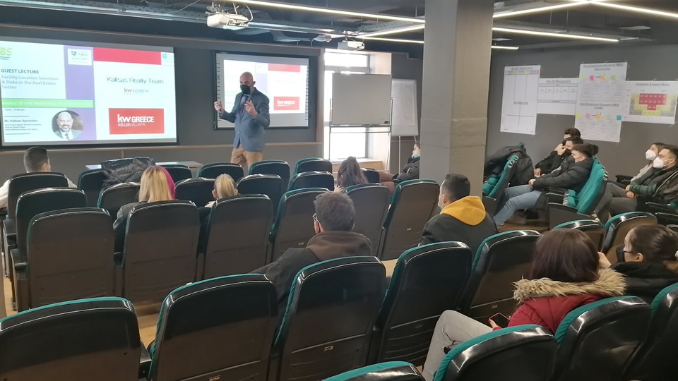 CITY College students had the opportunity to attend two insightful guest lectures by Mr. Apostolos Kaltsas, Real Estate Agent, Property Investor, Kaltsas Realty Team, Keller Williams Greece & Cyprus
