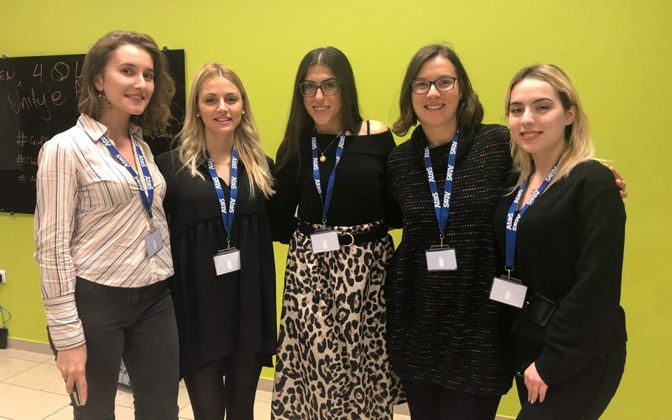 The International Faculty CITY College students participate in the Hackathon ‘Challenge the Force within Her’