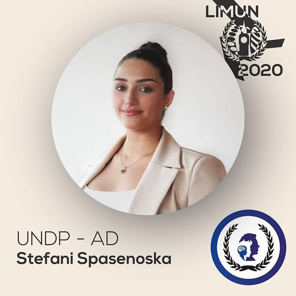 CityMUN Co-President, Stefani Spasenoska