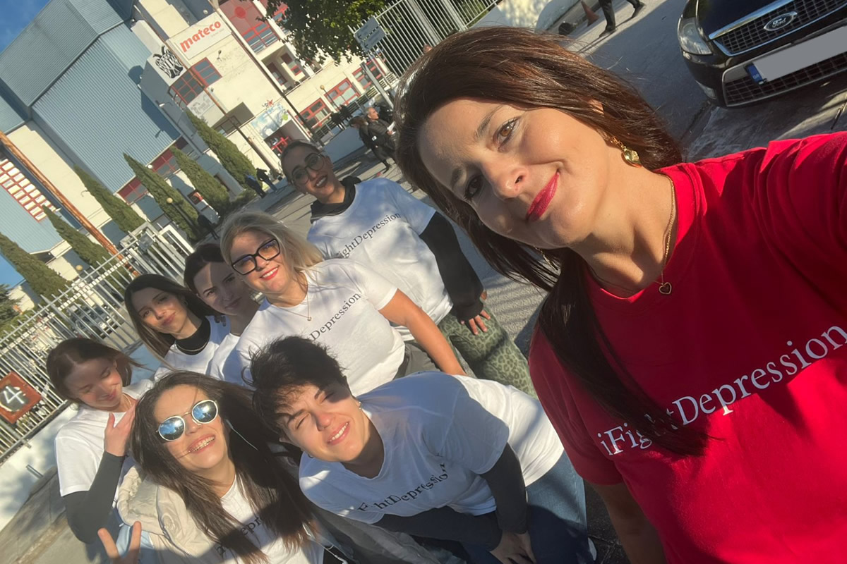 Psychology students raise mental health awareness at the season’s opening game: PAOK BC hosts MENTBEST