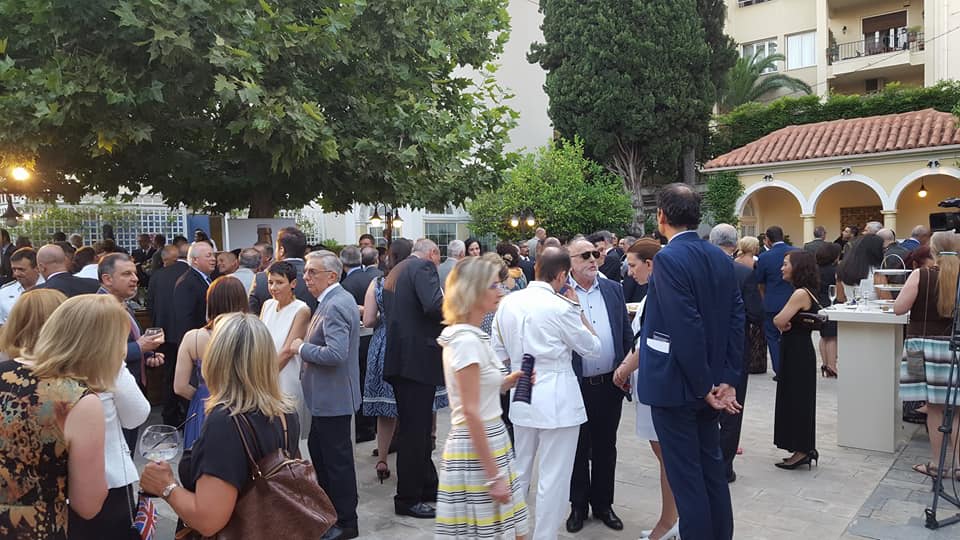 CITY College graduate, Mr. Nikolaos Tsokanos, was invited by the British Embassy at the British Ambassador's Residence in Athens to join the celebrations of the HM The Queen’s birthday
