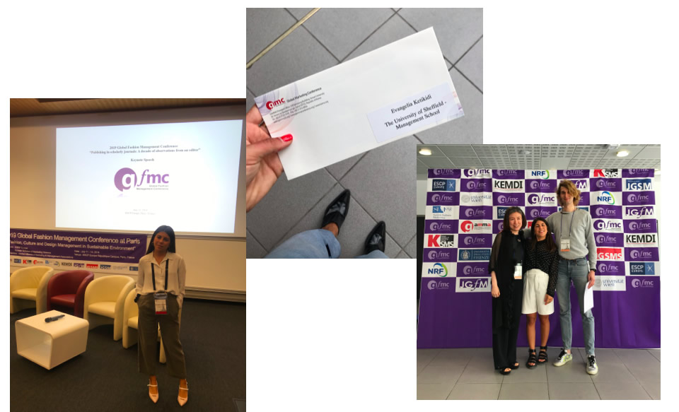 Sheffield Management School PhD candidate Ms Ketikidi, participates at the Global Fashion Management 2019
