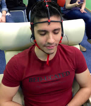 The Neurofeedback Lab includes state-of-the-art equipment to measure physiological responses