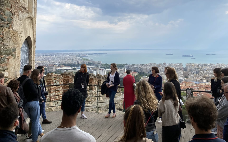 Students and academics from the University of York visit CITY College Europe Campus in Thessaloniki