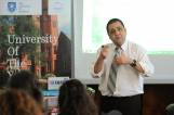 Mr Chris Liassides delivered the seminar 'Understanding Consumers by studying Lifestyle' at the University of Bucharest