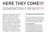 Generation Y or bust - Article by Dr Szamosi and Dr Psychogios in Cariere Magazine 