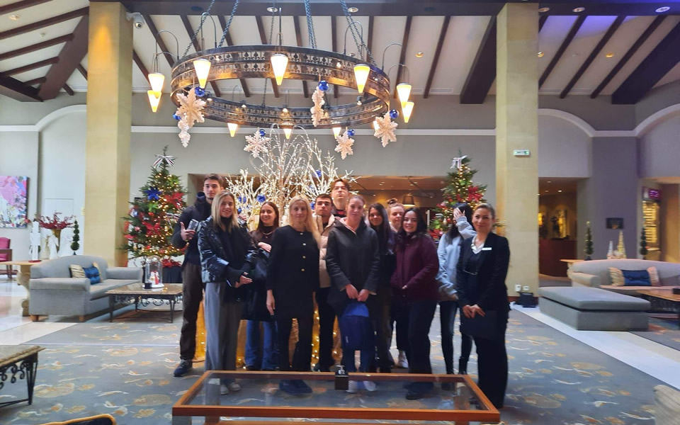 CITY College students from the Business Department visit Hyatt Regency Thessaloniki hotel