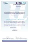 Sample of EuroPsy Certificate