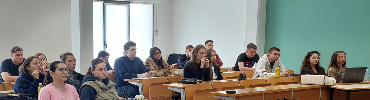 Guest Lecture by Dimitris Perrakis by our Business Administration & Economics Department