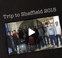 Video about the exciting student trip to the University of Sheffield